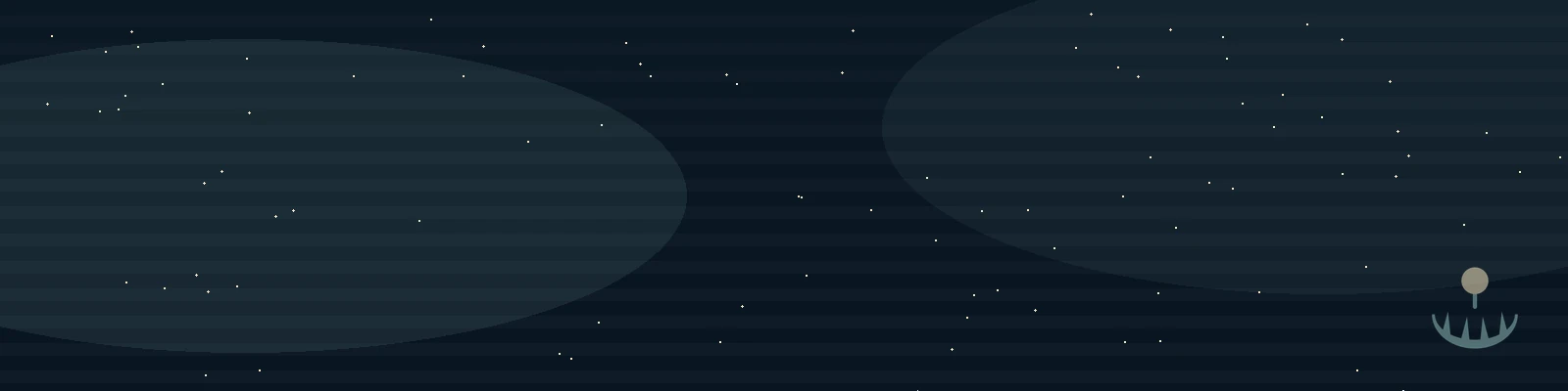 WoW Forever banner: Lurker swimming toward a teal light